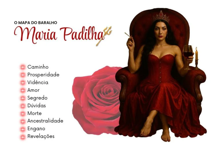 Capa do material de apoio do Baralho de Maria Padilha